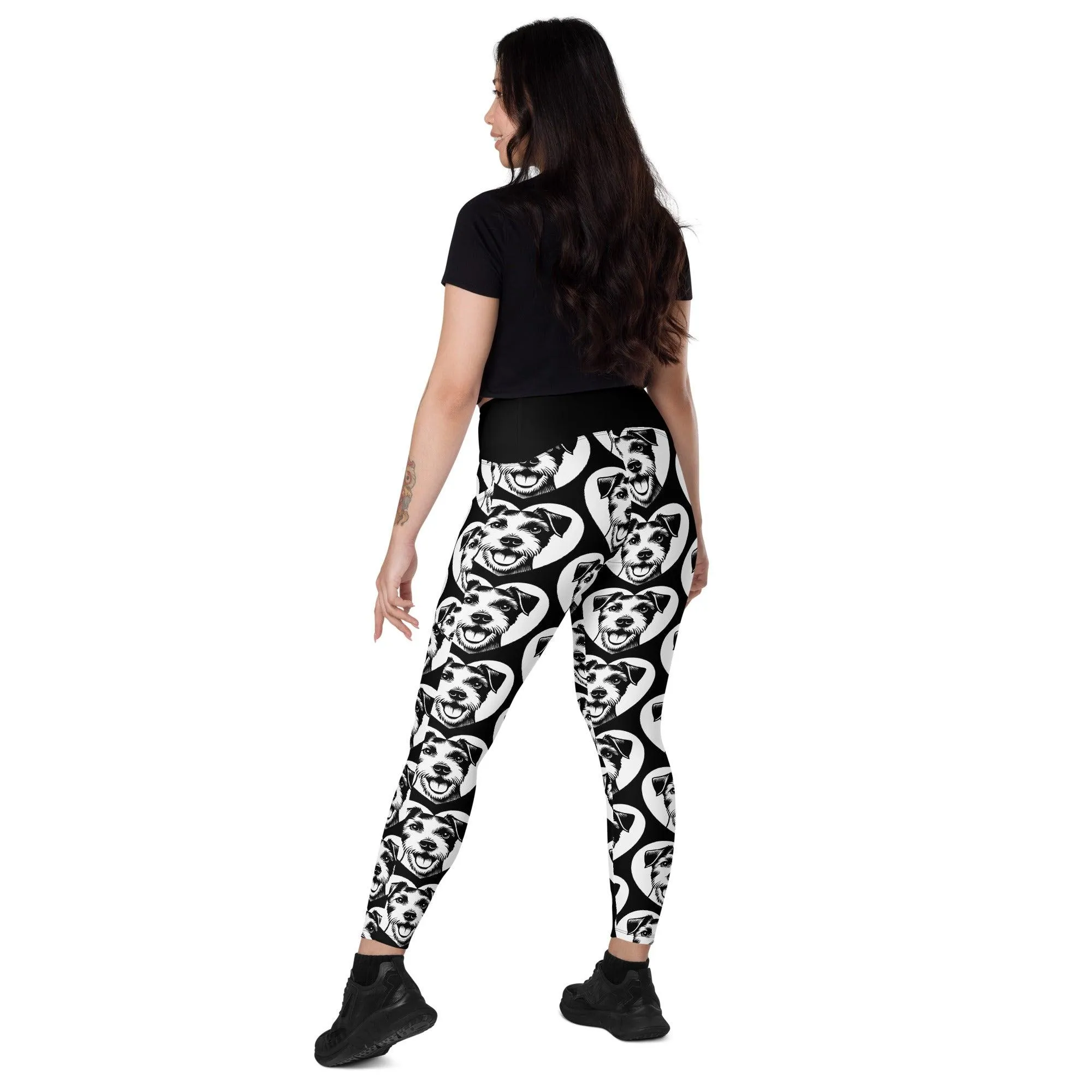 DOG BREED LEGGINGS with pockets - PARSON RUSSELL TERRIER - HERTTAHOUND